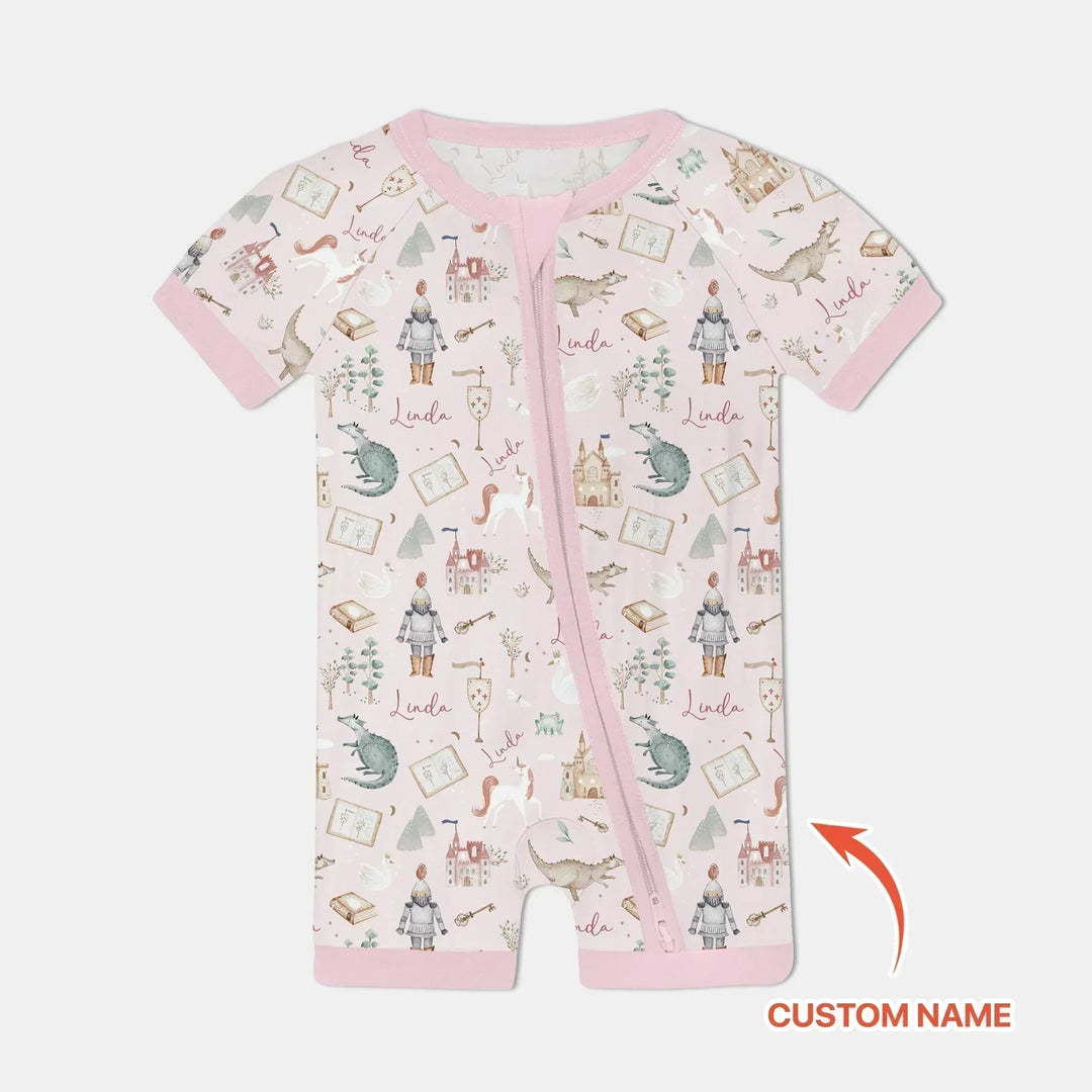 Adventure Dreams Custom Name Bamboo Shorty Zippy