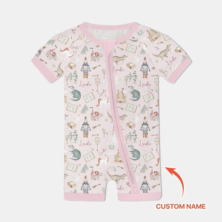 Adventure Dreams Custom Name Bamboo Shorty Zippy