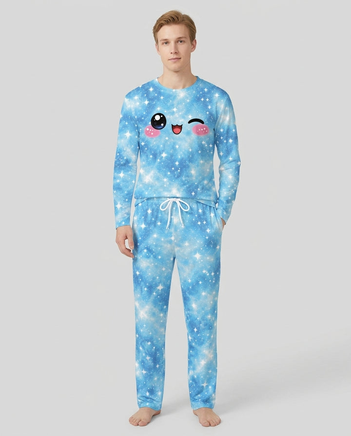 Matching Squishy Dumplings Costume Bamboo Men's Pajama Set