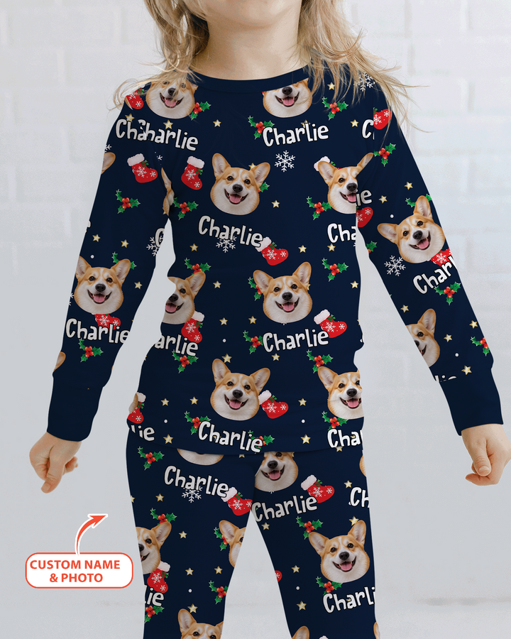 My Furry Christmas Bamboo Two Piece Long Sleeve Pajama Set