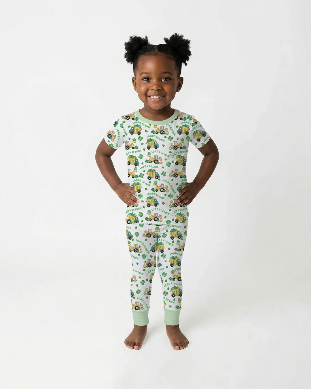 Loads Of Luck Bamboo Two Piece Short Sleeve Pajama Set