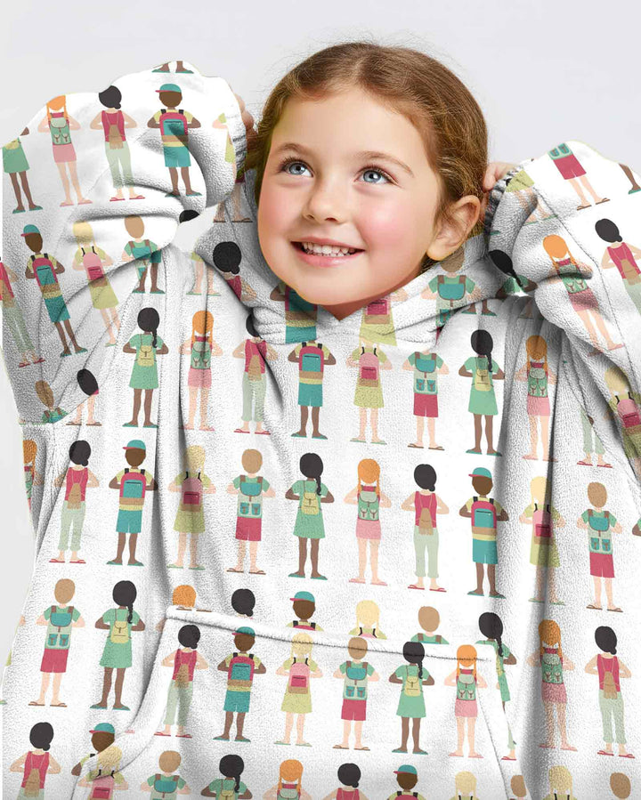 Little Friends Everywhere Bamboo Blanket Hoodie