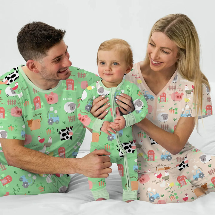 Farm Yard Bamboo Women Pajama Set
