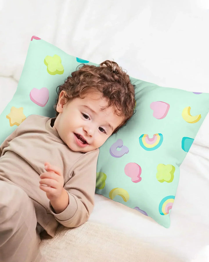 Pastel Lucky Charms Scatter Bamboo Pillow Case