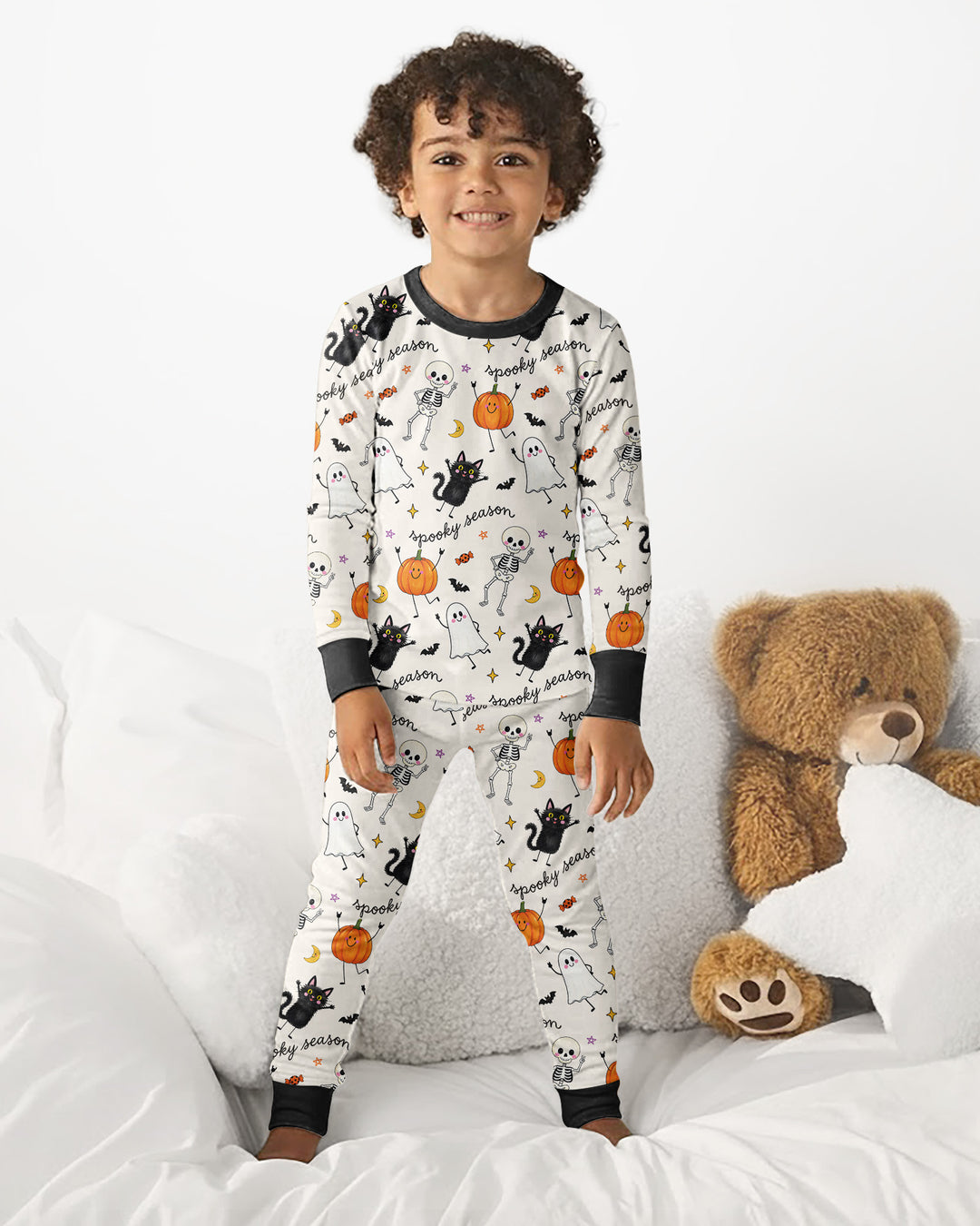 Template Bamboo Two Piece Long Sleeve Pyjamas Set