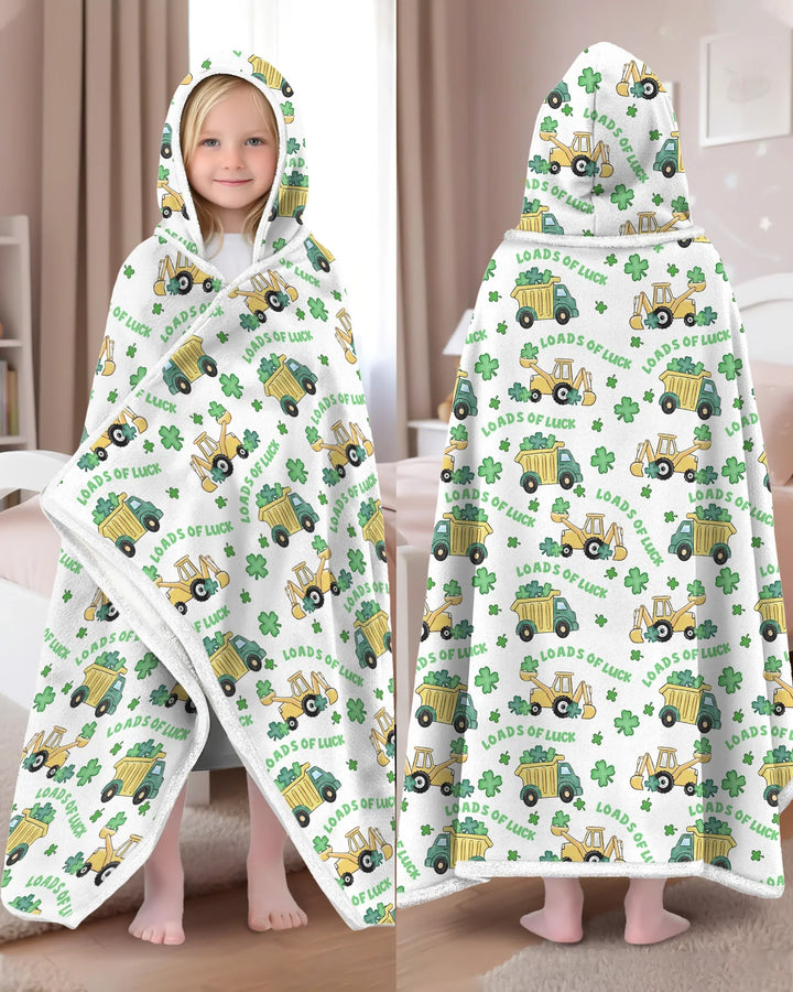 Loads Of Luck Bamboo Wearable Hooded Blanket