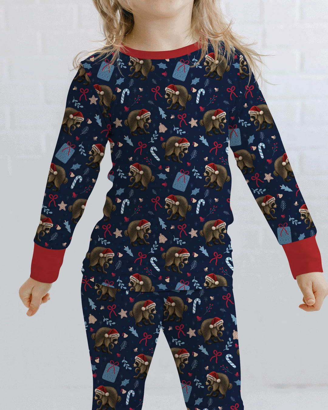 Be A Merry Jimothy Bamboo Two Piece Long Sleeve Pajama Set