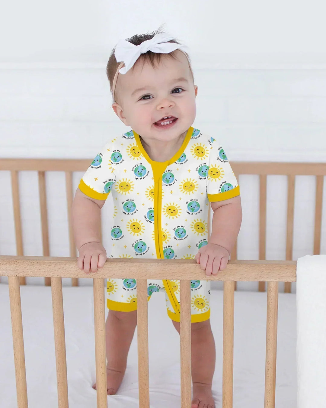 Matthew 5:14 Light of the World Bamboo Shorty Zippy