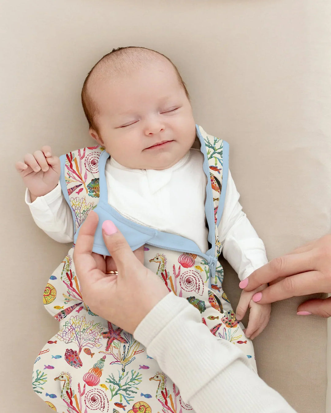 Tropical Reef Whimsy  Bamboo Sleep Bag