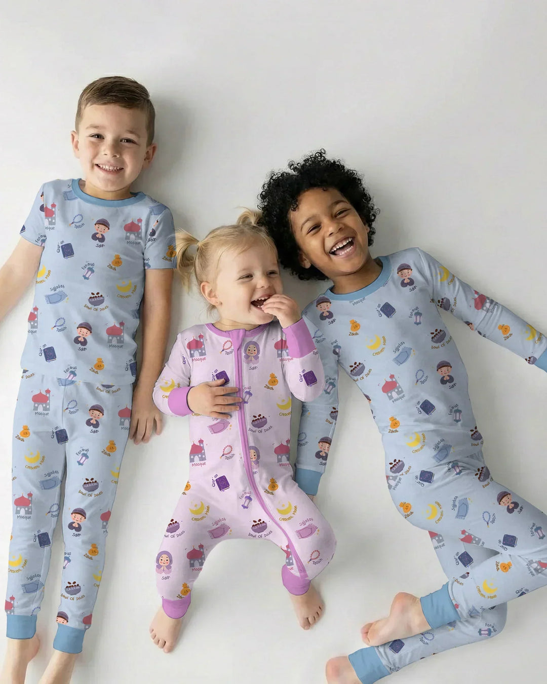 Cute Ramadhan Mubarak Bamboo Shorty Zippy