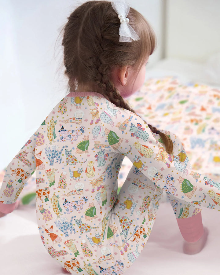 Whimsical Cat Parade Convertible Zippy