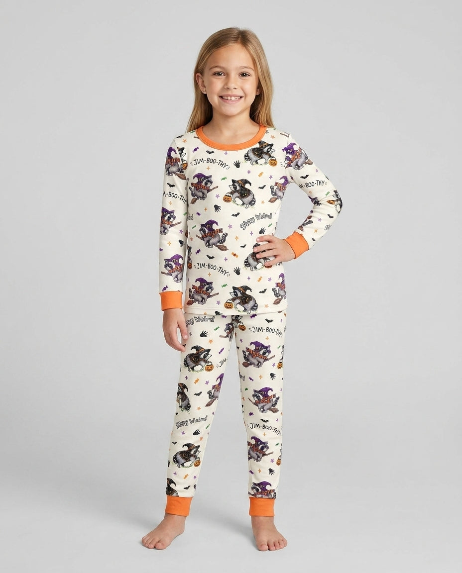 Amazing Jimboothy Bamboo Two Piece Long Sleeve Pajama Set