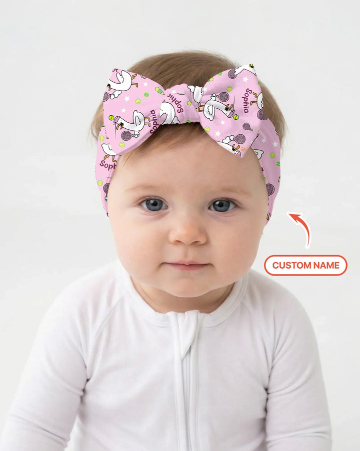 Silly Goose Playing Tennis Headband