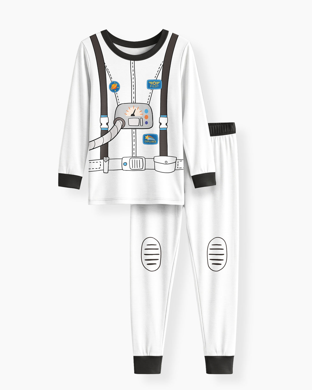 Template Bamboo Two Piece Long Sleeve Pyjamas Set