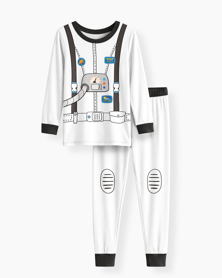 Template Bamboo Two Piece Long Sleeve Pyjamas Set