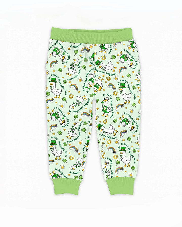 St. Patrick's Day Silly Goose Bamboo Jogger