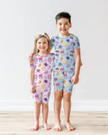 Happy Ramadhan Bamboo Two Piece Short Sleeve Shorts Pajama Set