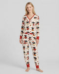Festive Holiday Sheep Bamboo Women Pajama Set