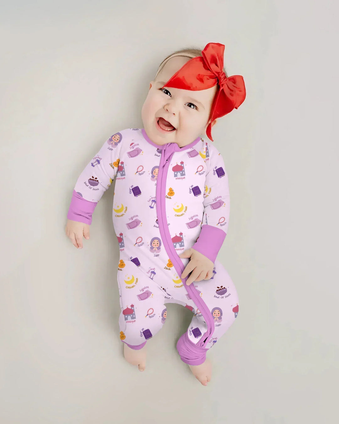 Cute Ramadhan Mubarak Bamboo Convertible Zippy