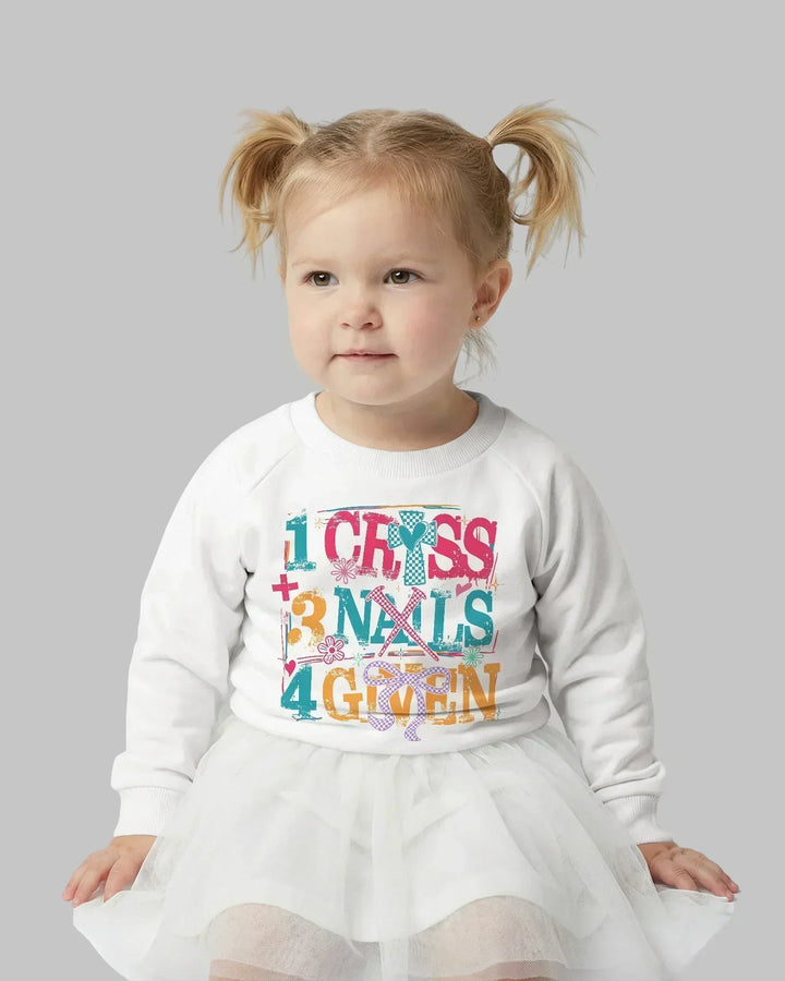 1 Cross 3 Nails 4 Given Bamboo Crewneck Sweatshirt