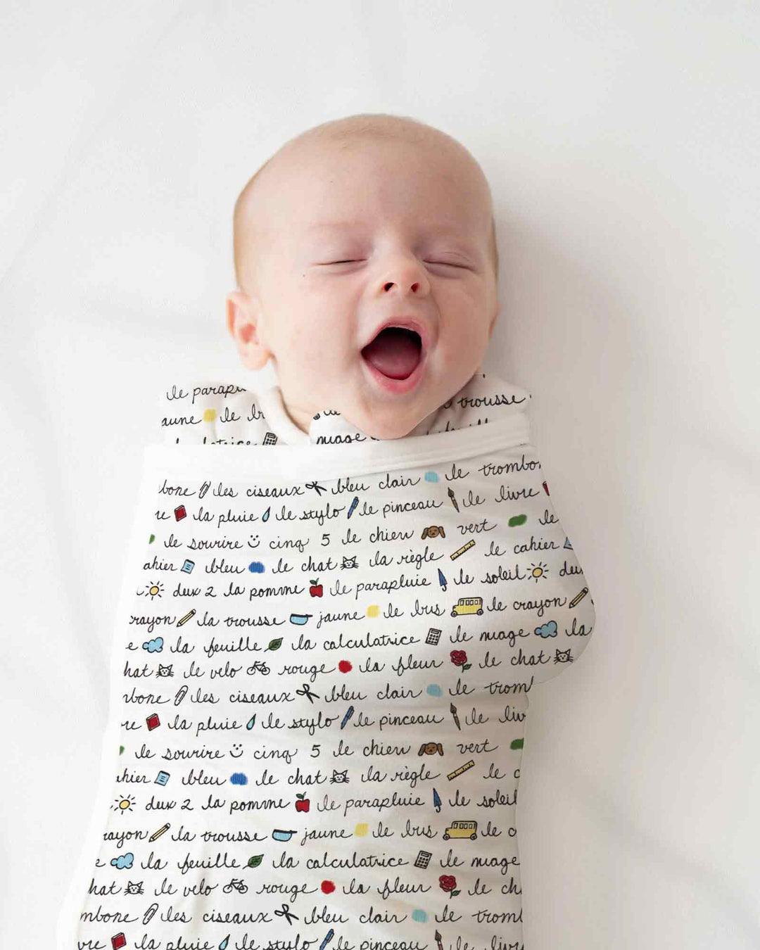 French Classroom Notes Bamboo Sleep Bag Swaddler