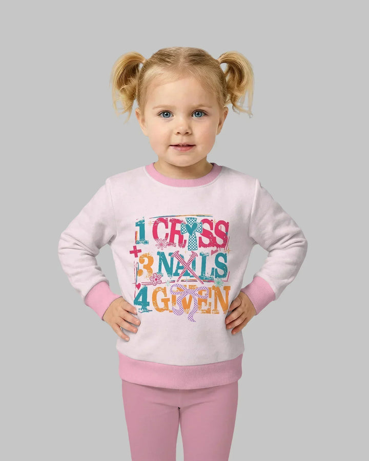 1 Cross 3 Nails 4 Given Bamboo Crewneck Sweatshirt