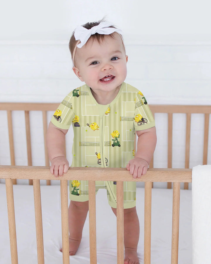 Tennis Bamboo Shorty Zippy