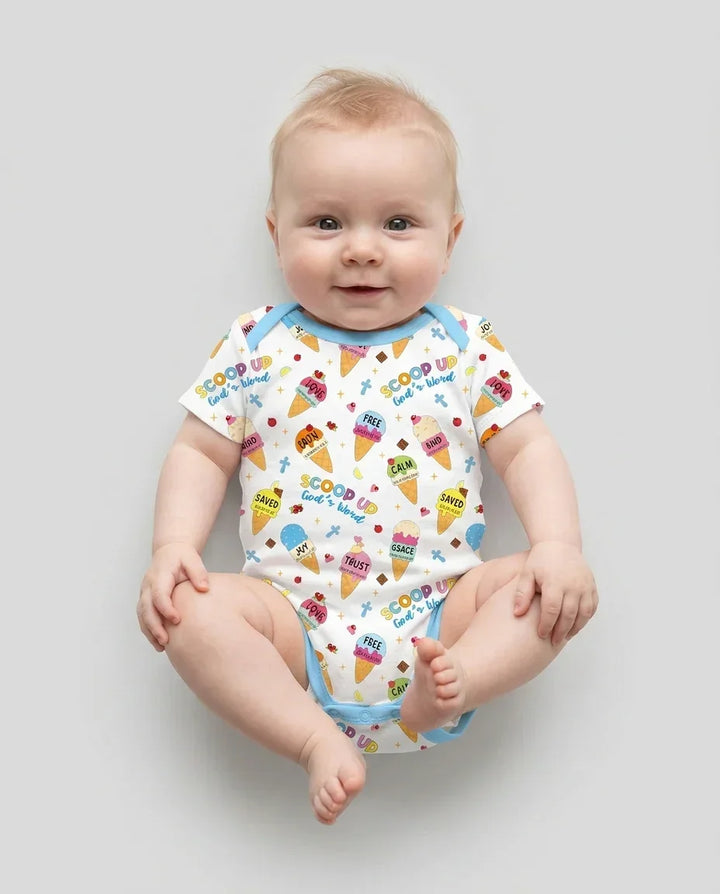 Ice Cream Summer Christian  Bamboo Bodysuit