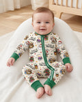 Whimsical Feliz Navidad Christmas Bamboo Convertible Zippy