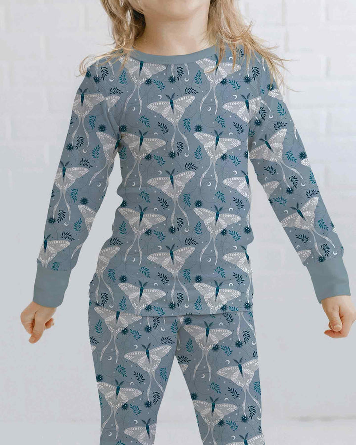 Template Bamboo Two Piece Long Sleeve Pyjamas Set