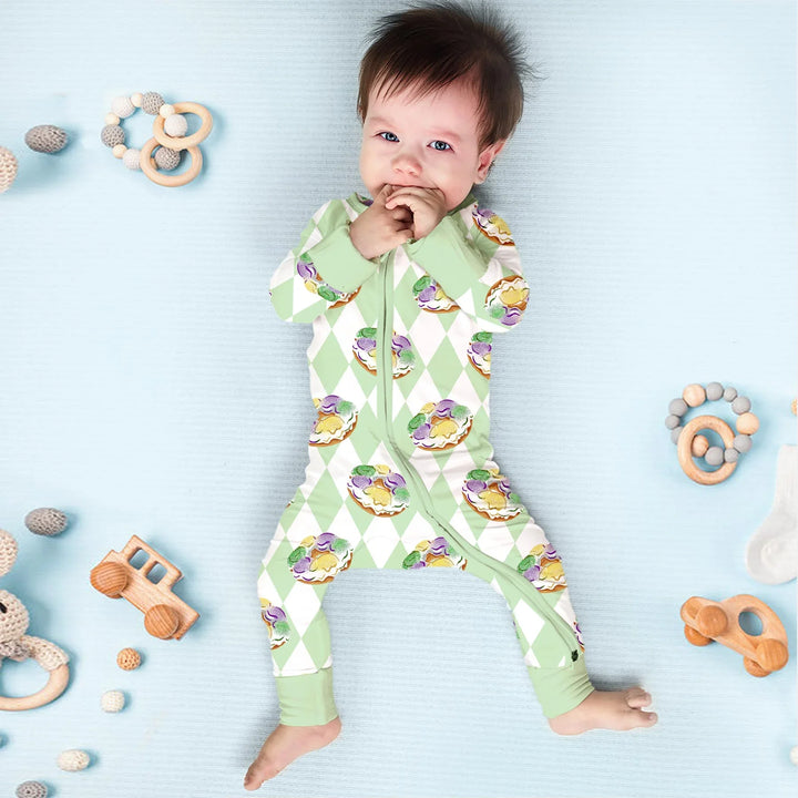 Mardi Gras Donut Bamboo Convertible Zippy