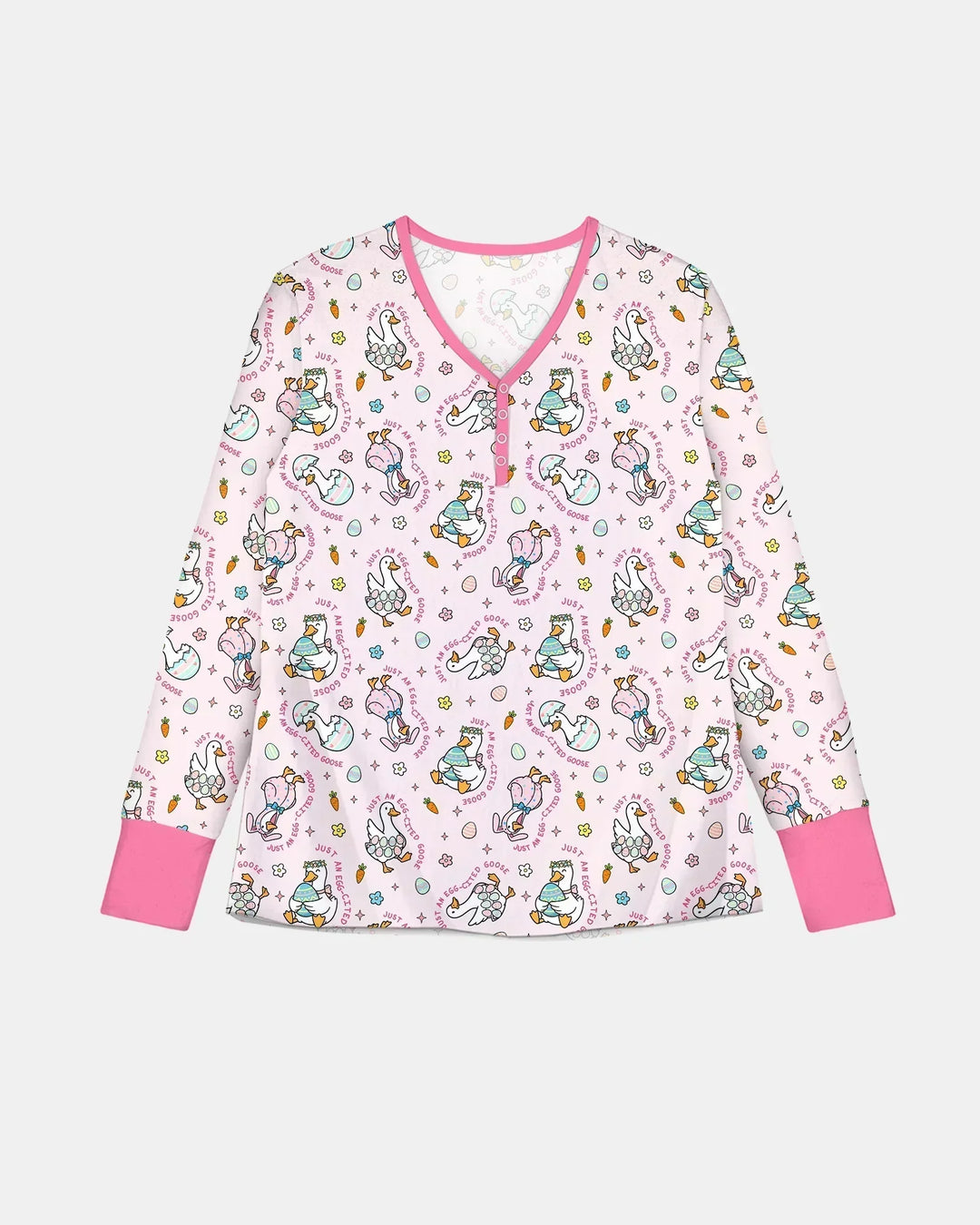 Easter Silly Goose Bamboo Women Pajama Set