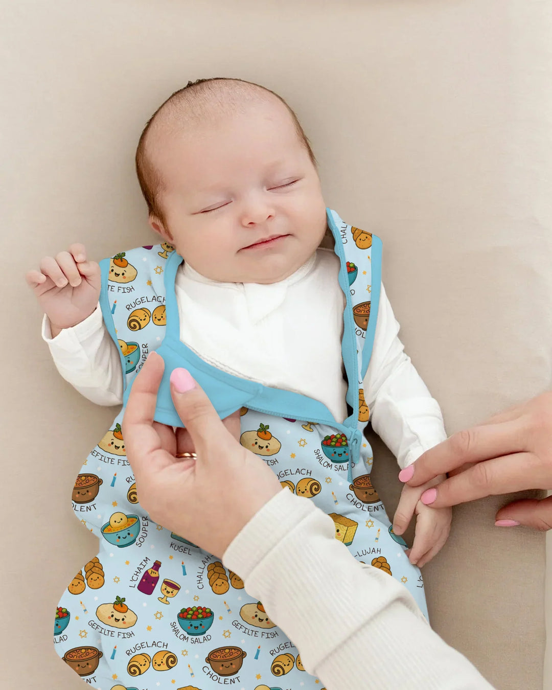 Shabbat Shalom Bamboo Sleep Bag