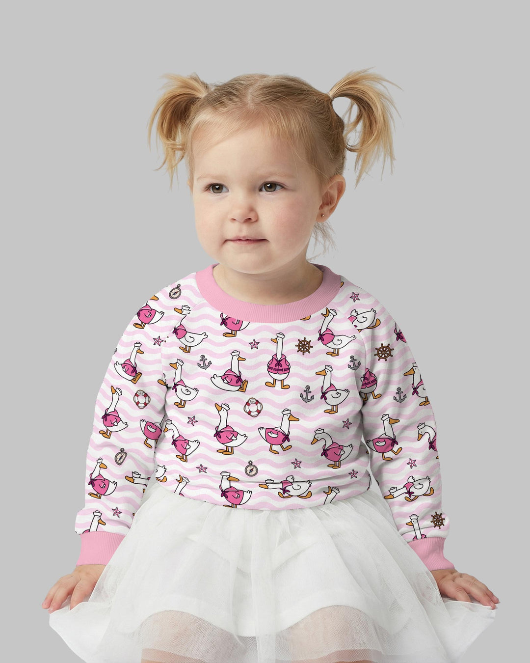 Silly Goose Sailor Bamboo Crewneck Sweatshirt