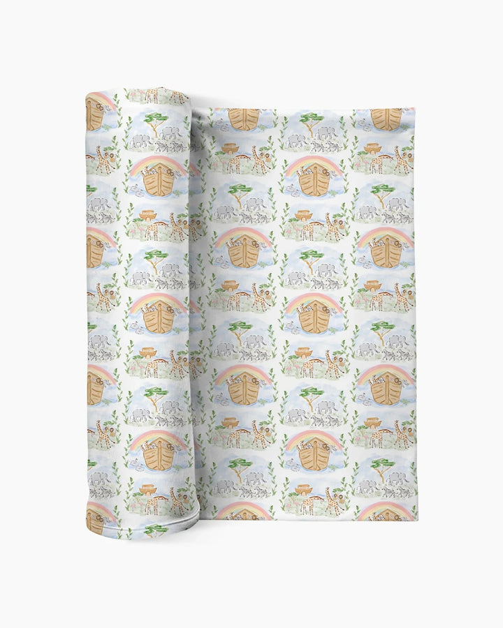 Noah And The Ark swaddle blanket