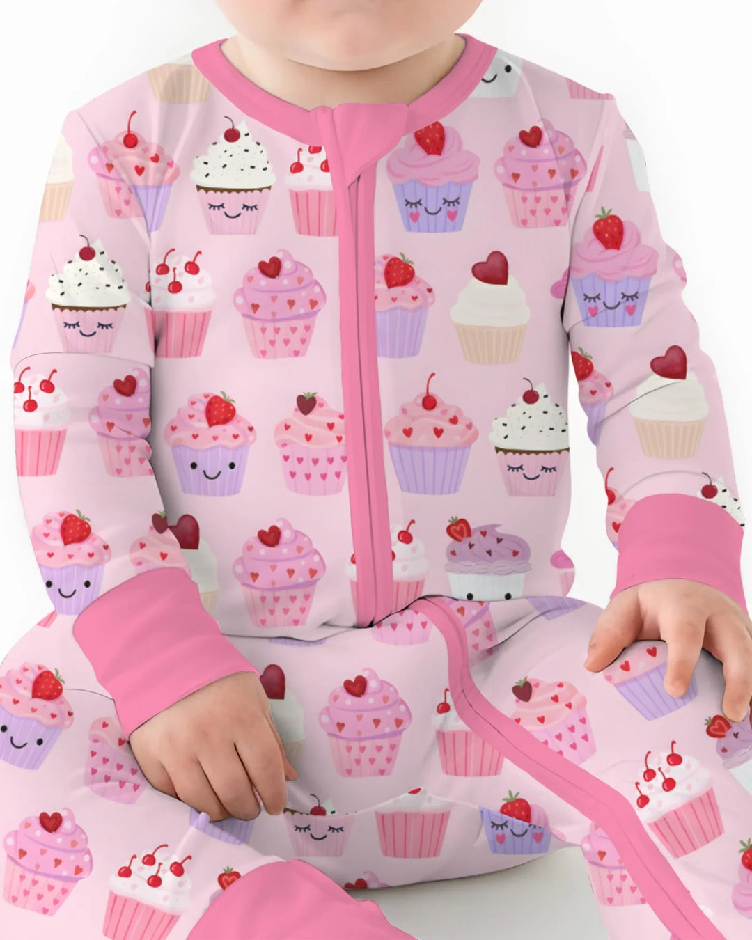 Valentine Emotional Cupcakes Bamboo Convertible Zippy