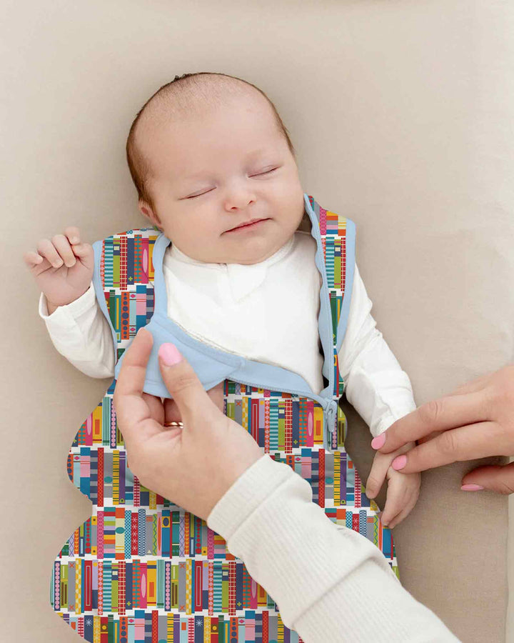 Rainbow Bookshelf Bamboo Sleep Bag