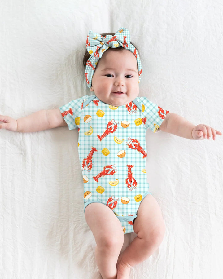 Preppy Crawfish Season Bamboo Bodysuit