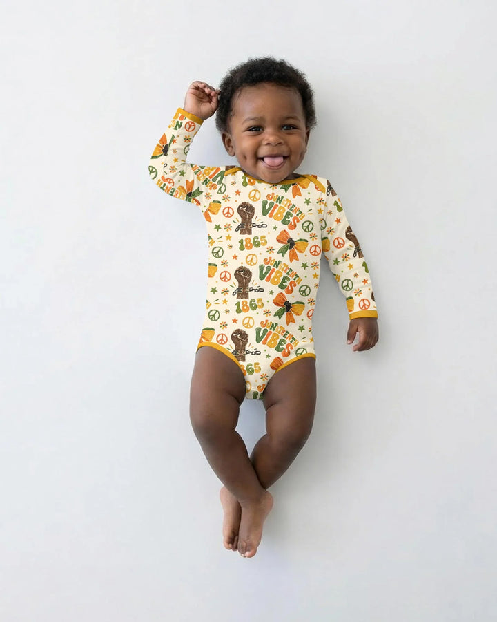 Juneteenth Vibes Vintage Bamboo Bodysuit