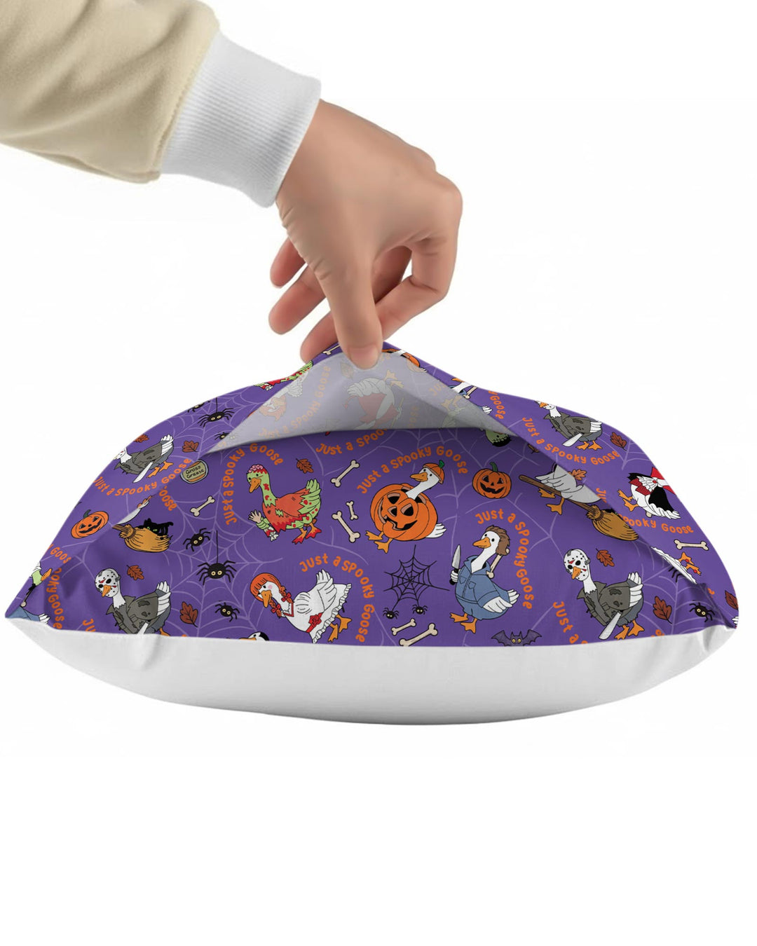 Just A Spooky Goose Family Matching Bamboo Pillow Case
