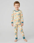 Beachy Boho Bamboo Two Piece Long Sleeve Pajama Set