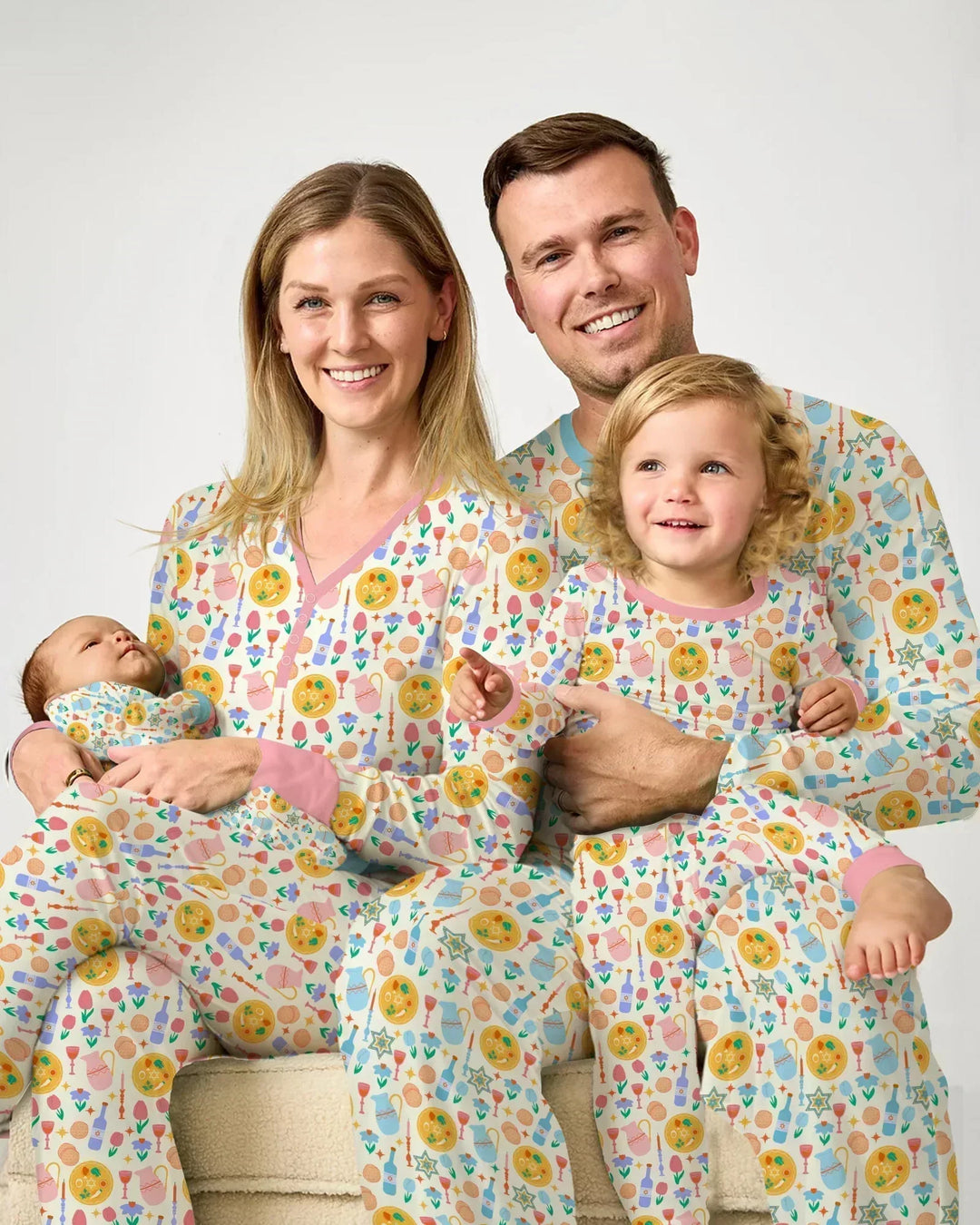 Pesach Sameach Matching Family Bamboo Men's Pajama Set