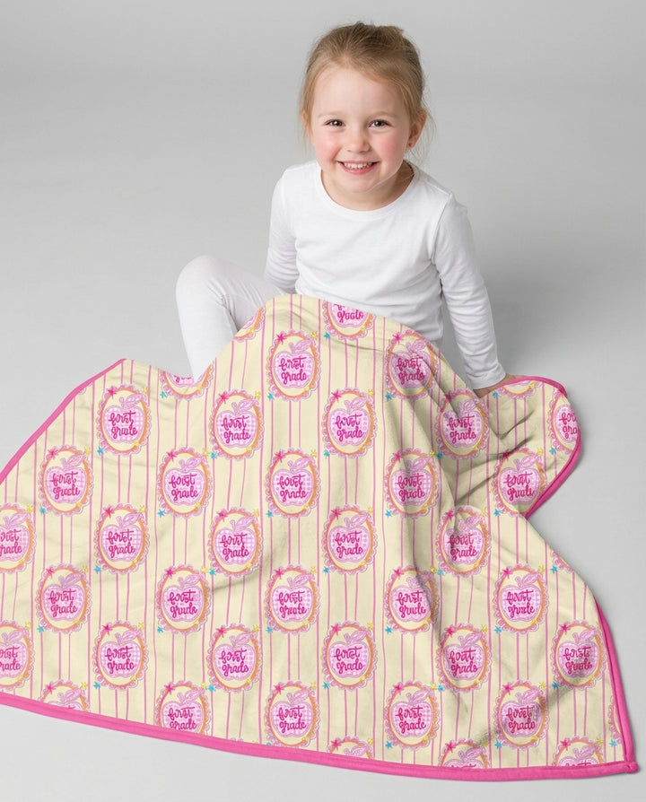 Custom Grade School Sweetie Bamboo Blanket