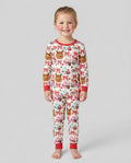 Merry Glitter Dumpling Bamboo Two Piece Long Sleeve Pajama Set