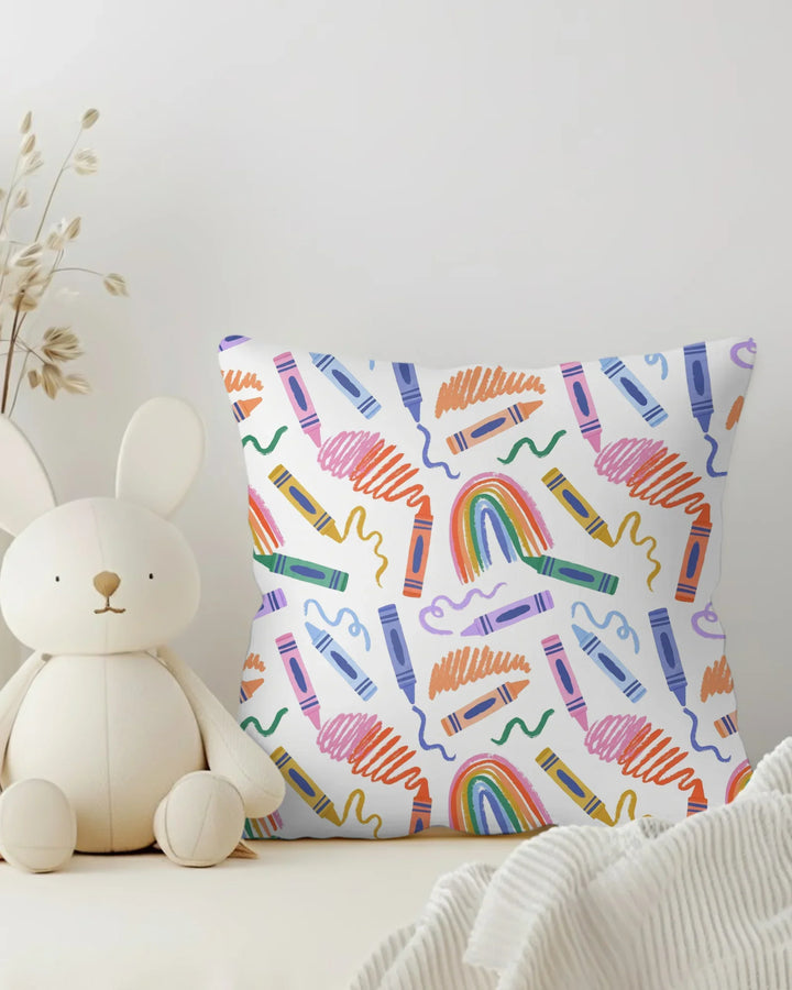 Crayon Chaos Bamboo Pillow Case