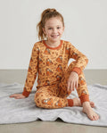 Día De Los Muertos Spooky Bamboo Two Piece Long Sleeve Pajama Set