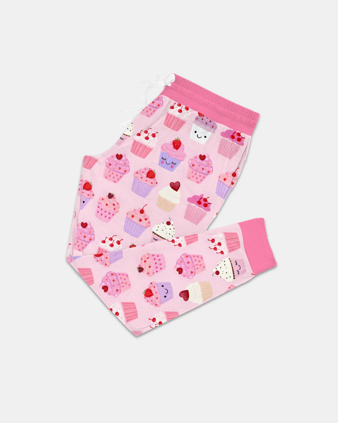 Valentine Emotional Cupcakes Bamboo Women Pajama Set