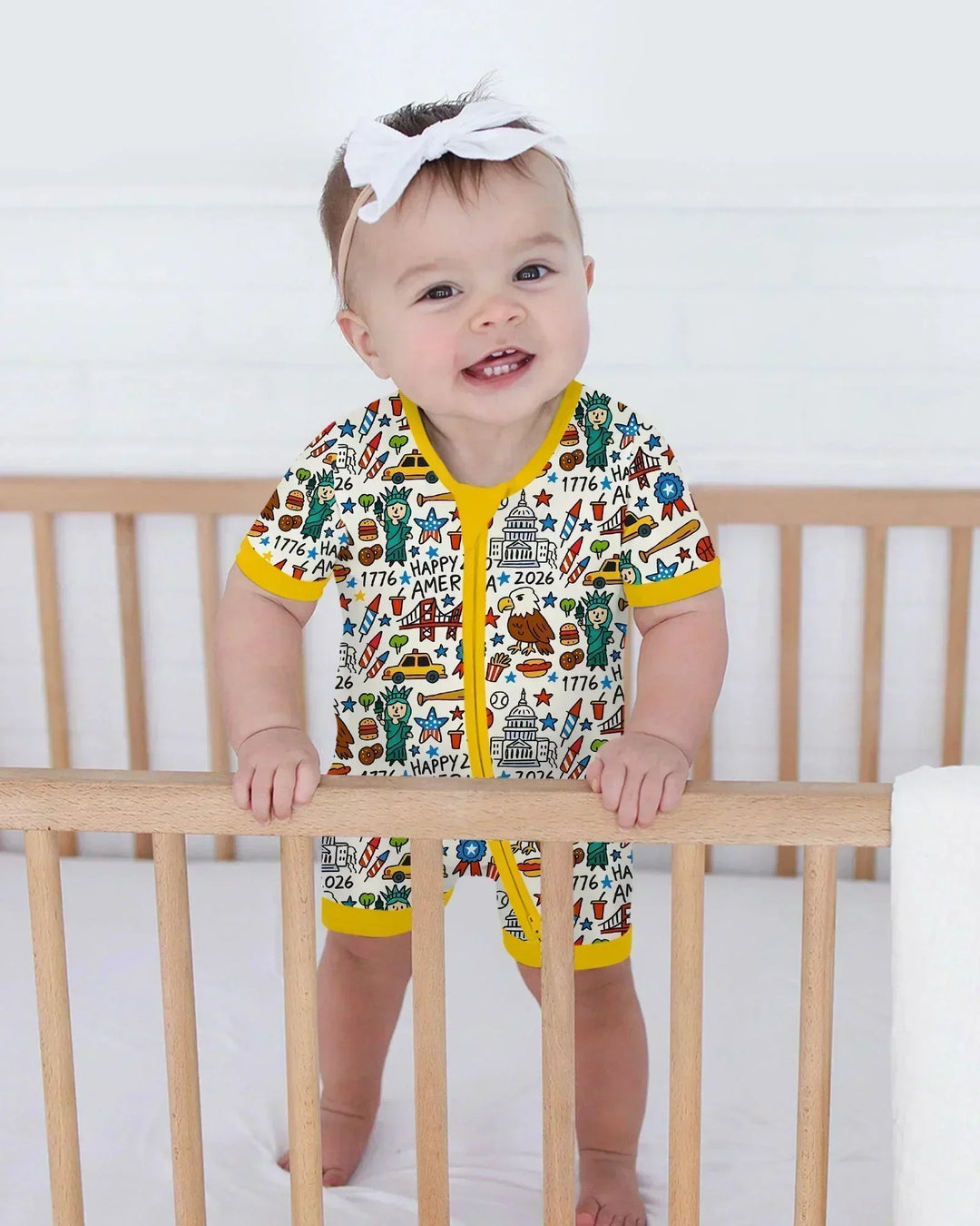 Doodle America 250th Anniversary Family Bamboo Shorty Zippy