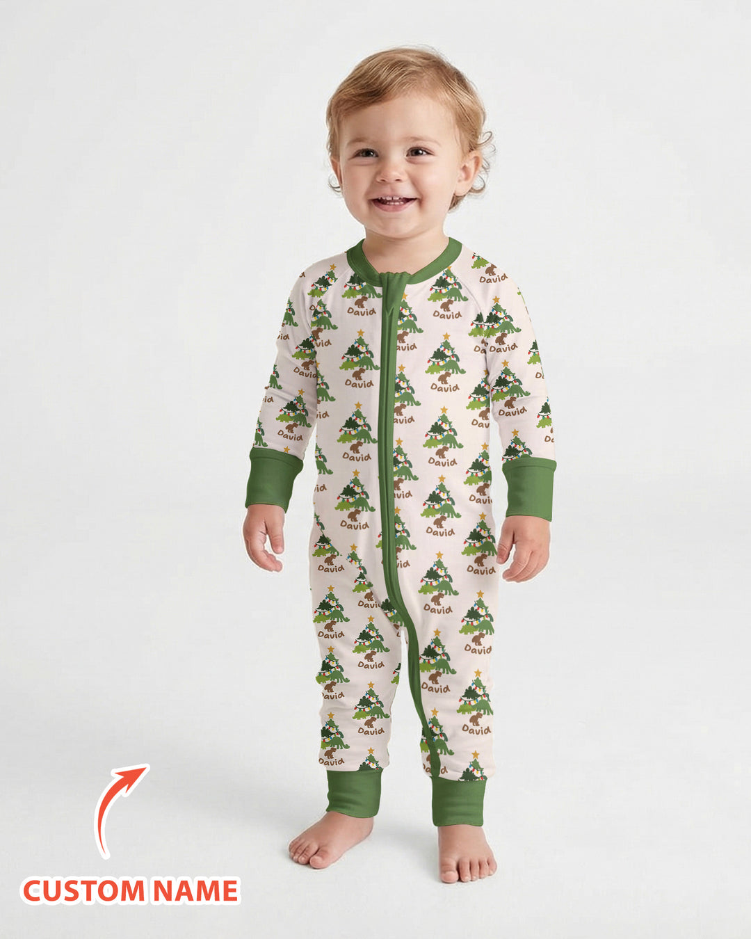 Dino Christmas Tree Bamboo Convertible Zippy
