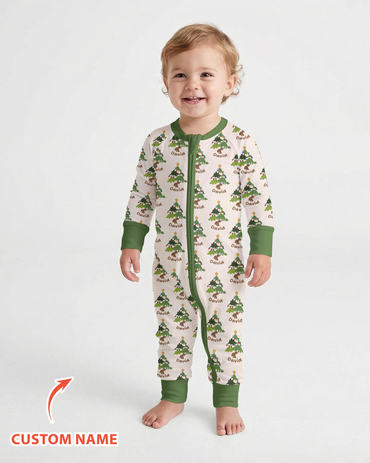Dino Christmas Tree Bamboo Convertible Zippy
